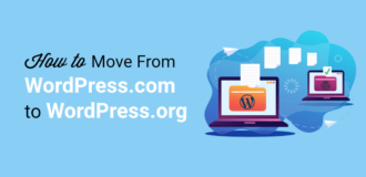 how to move from wordpress com to org