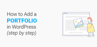 how to add a portfolio in wordpress