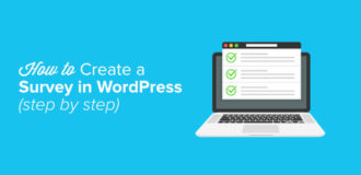 create a survey in WordPress