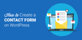 create contact form on wordpress