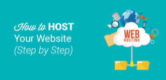 how to host a website