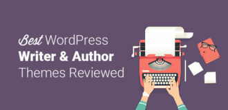 best wordpress writer and author themes