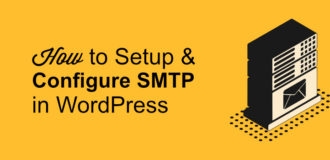 setup and configure smtp, wp mail smtp