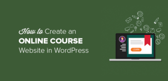 How to create an online course website in WordPress