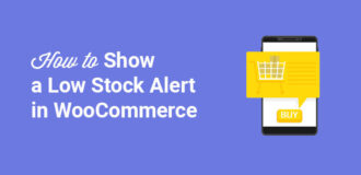 featured image woocommerce low stock alert