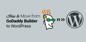 how to move from godaddy builder to wordpress