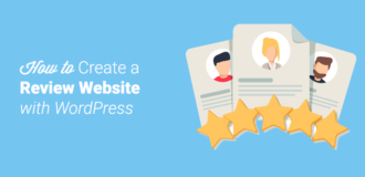 how to create a review website with wordpress