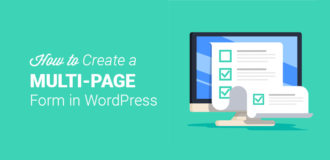 how to create a multipage form in wordpress