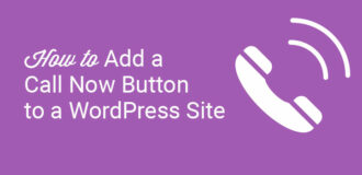 how to add a call now button to a wordpress site