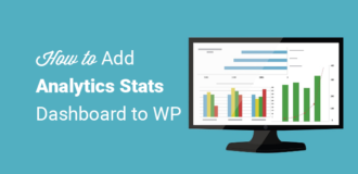 how to add analytics stats dashboard to wordpress