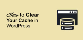 How to clear cache in wp