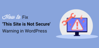 how to fix this site is not secure warning