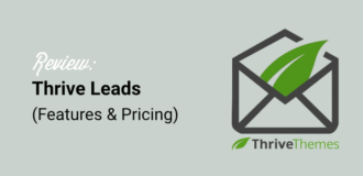 review thrive leads features and pricing