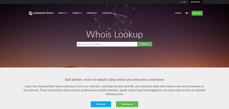 Whois Lookup - Domain Research and Availablity Tool