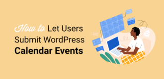 how to let users submit wordpress calendar events