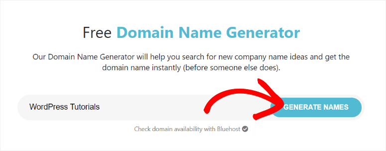 generate free domain names