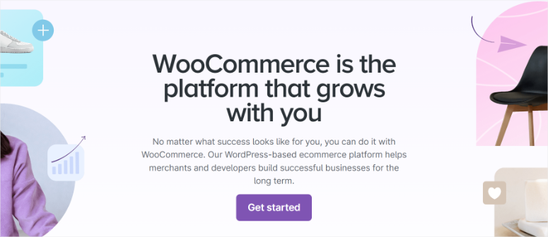 woocommerce homepage