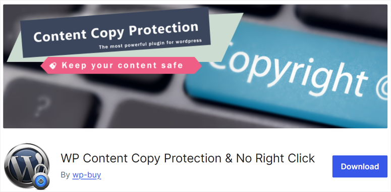 wp content copy protection and no right click plugin