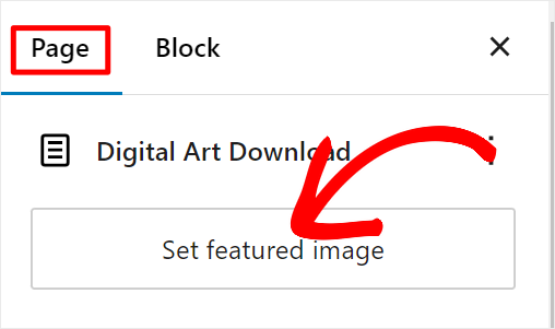 wpforms add digital download featured image