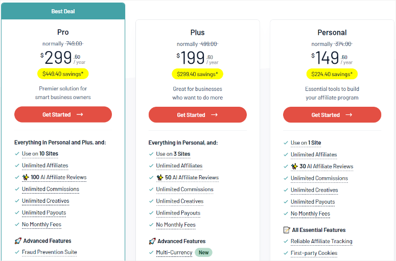 affiliatewp pricing