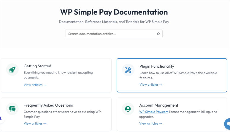 wp simple pay documentation