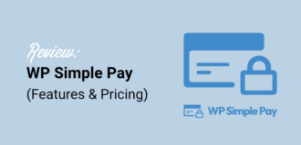 wp simple pay review features and pricing