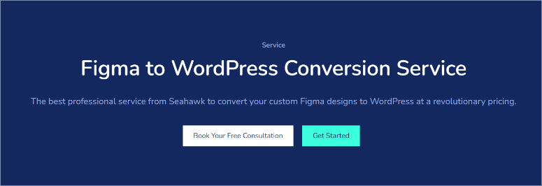 seahawk media figma to wordpress conversion