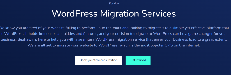 seahawk media wordpress migration