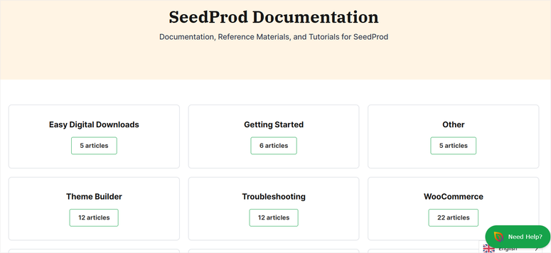 Sowing documentation