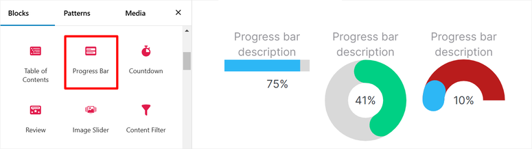 Ultimate Blocks Progress Bar Block