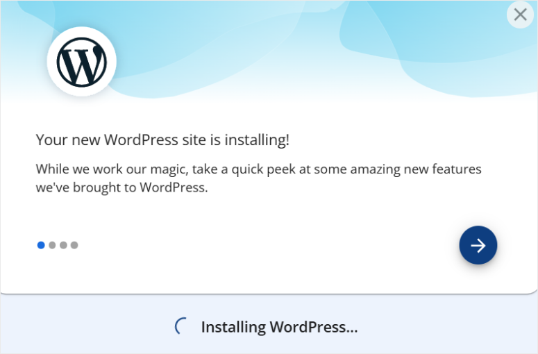 bluehost auto install wordpress