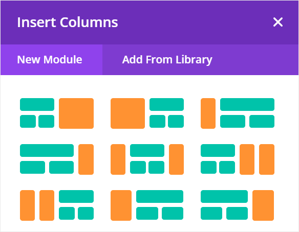 divi specialty column