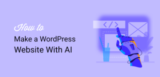 how to make a wordpress website with ai