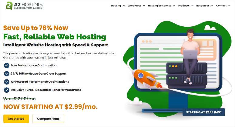 a2 hosting shared hosting