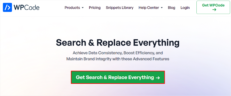 search and replace everything page